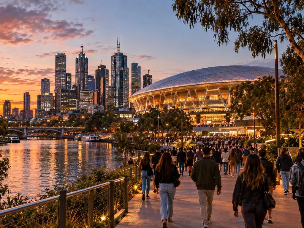 Noah Kahan concert at Rod Laver Arena
